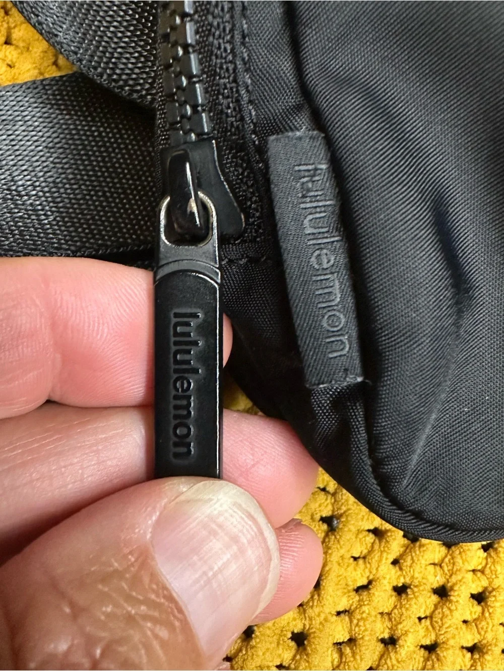 lululemon athletica Black Crossbody/ Waist Pack